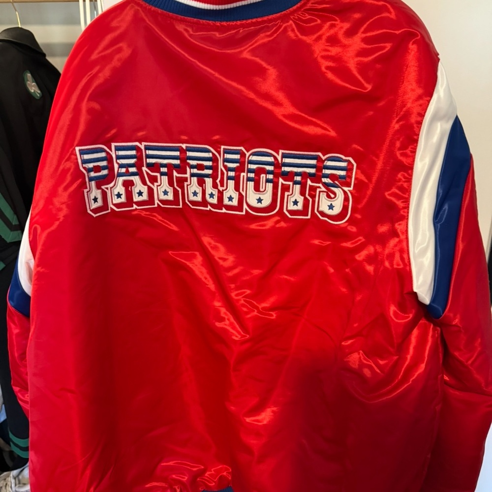 STARTER Red and Blue Patriots Jacket